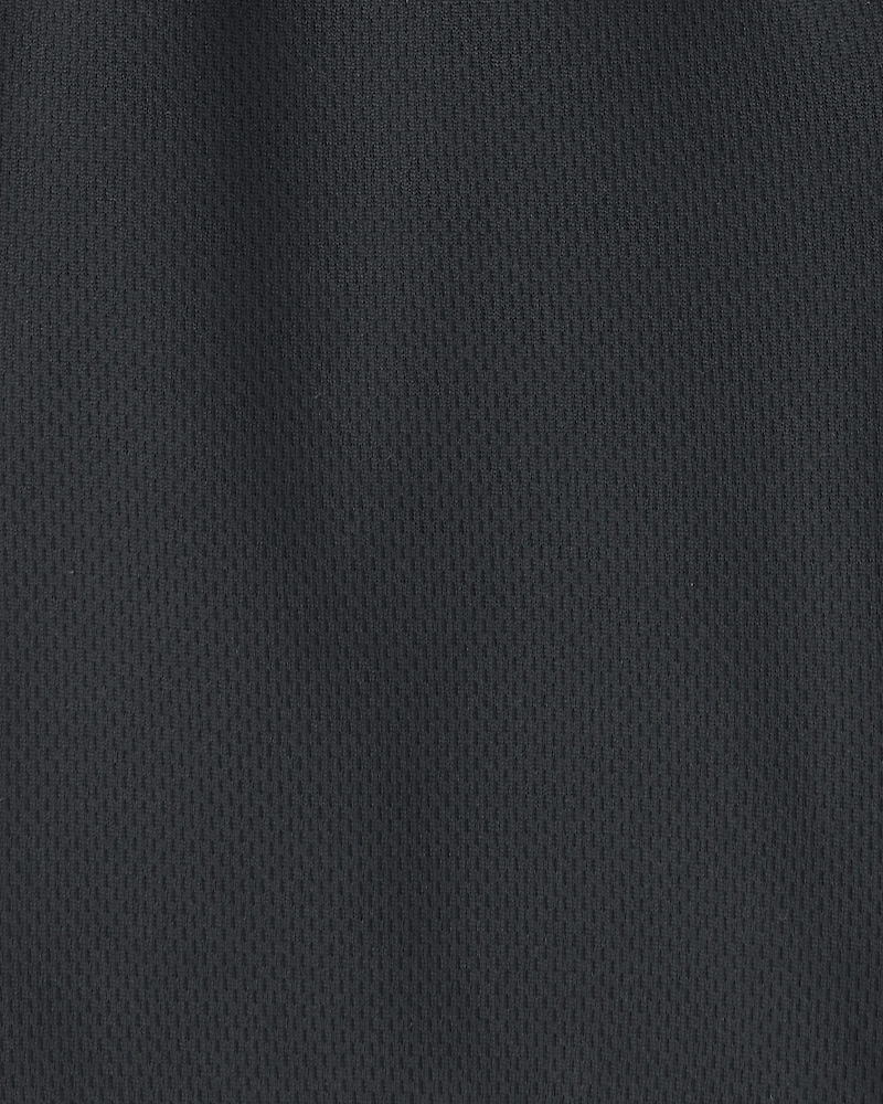 Toddler Boy Mesh Active Shorts - Black