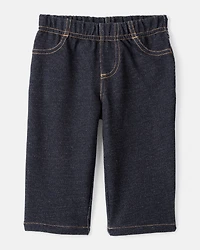 Baby Girl 3-Piece Heart Quilted Vest Outfit Set - Red