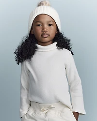 Toddler Girl Turtleneck Long-Sleeve Top - Cream