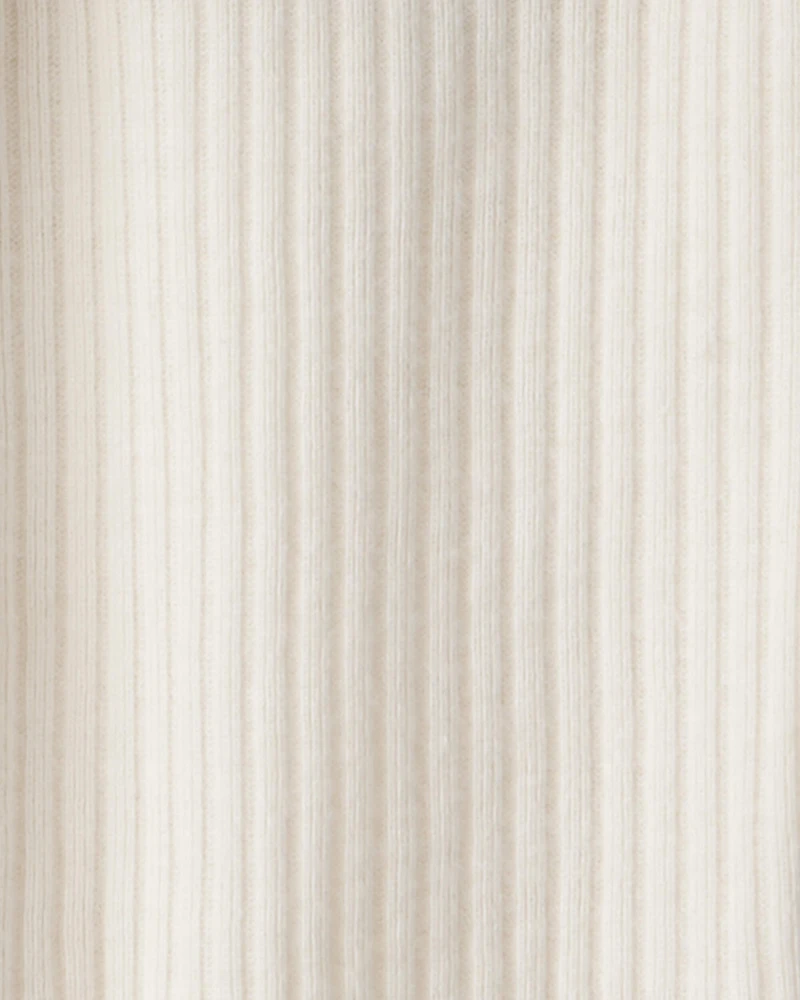 Baby Girl 3-Piece Bear Print Sleeveless Jacket, Bodysuit & Pant Set - White