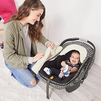 STROLL & GO Car Seat Cover - Grey Feather