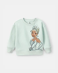 Toddler Girl Disney© Tiana Fleece Pullover Sweatshirt - Green