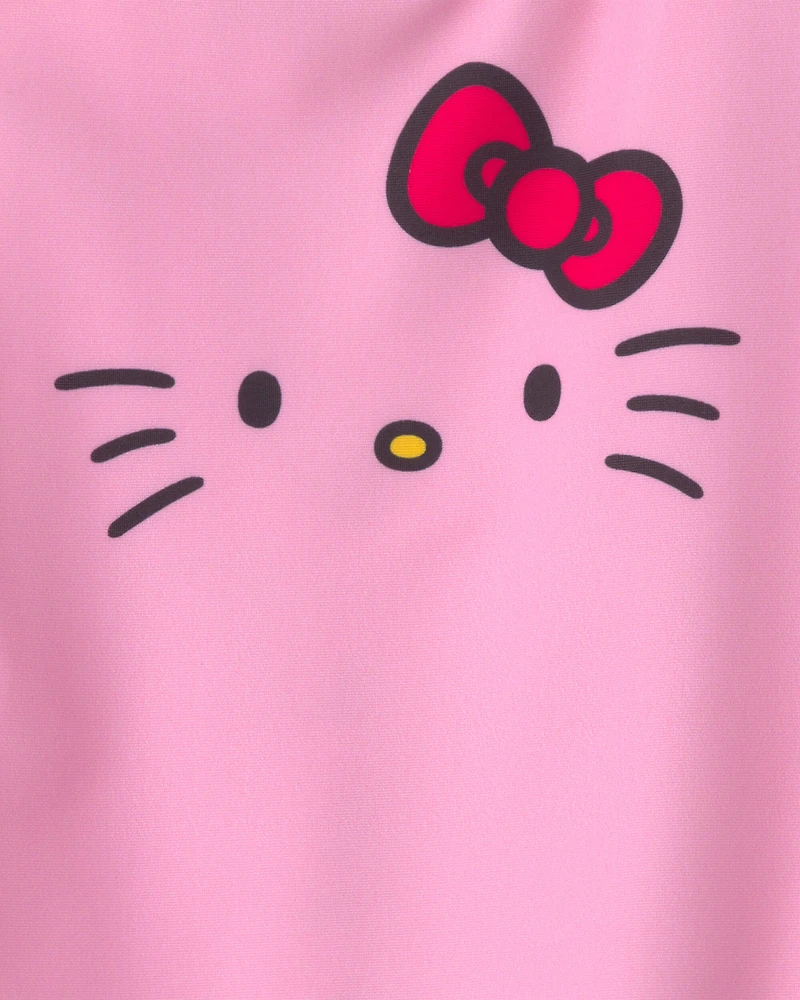 Toddler Girl 1-Piece Hello Kitty® Swimsuit - Pink