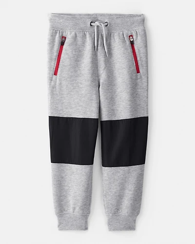 Toddler Boy Fleece Joggers - Grey