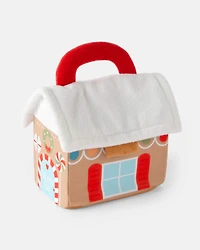 Christmas Gingerbread House Plush Toy Set