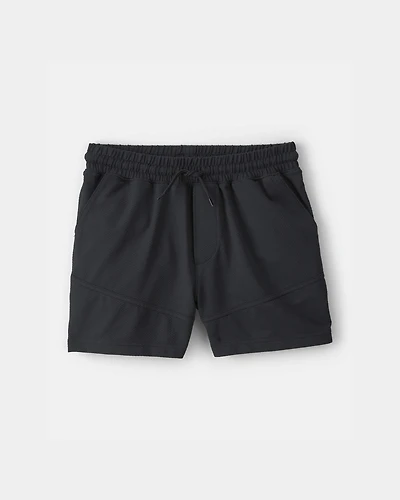 Boys Mesh Active Shorts - Black