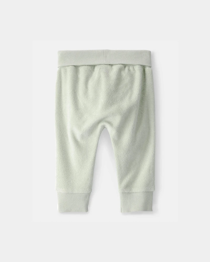 Baby Terry Pants - Green