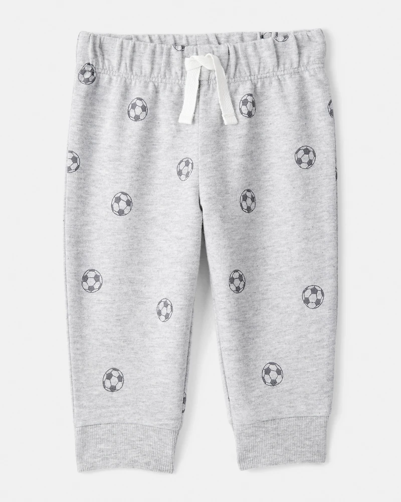 Baby Boy 2-Piece 'Just Kickin it' Soccer Bodysuit & Pant Set - Green