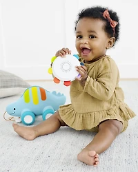 Baby Explore & More Dinosaur 3-in-1 Baby Musical Pull Toy