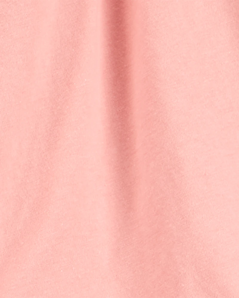 Kid 2-Piece Gingham Skort Outfit Set - Pink