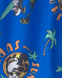Toddler Boy Disney© Mickey Mouse  Swim Trunks - Blue