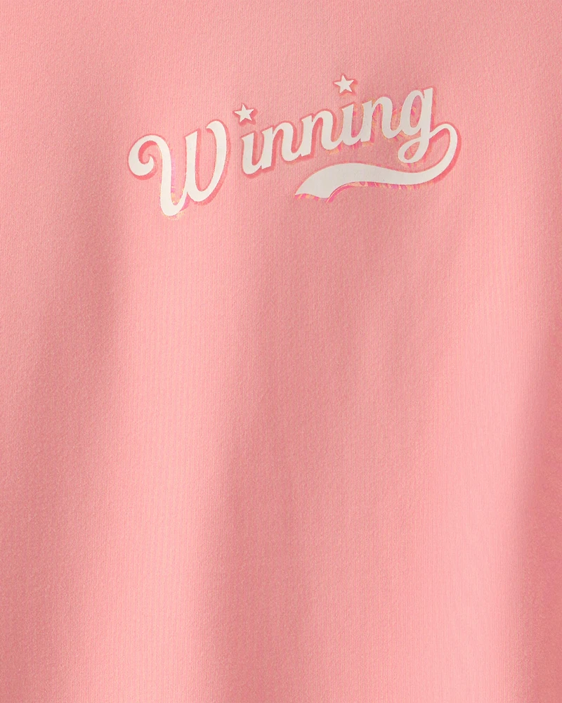 Girls 'Winning' Active Top - Orange