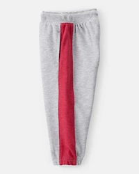 Baby Boy Color-Block French Terry Jogger - Grey