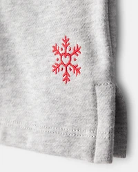 Toddler Girl Mock Neck Long-Sleeve Dress - Grey