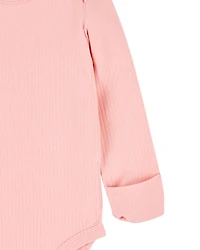 Baby Girl 2-Pack Long-Sleeve PurelySoft Bodysuits