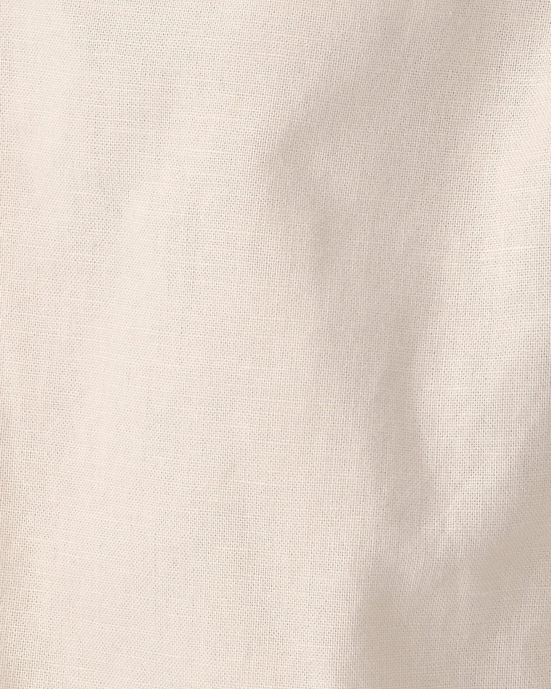 Toddler Boy Linen Pants Made with Organic Cotton