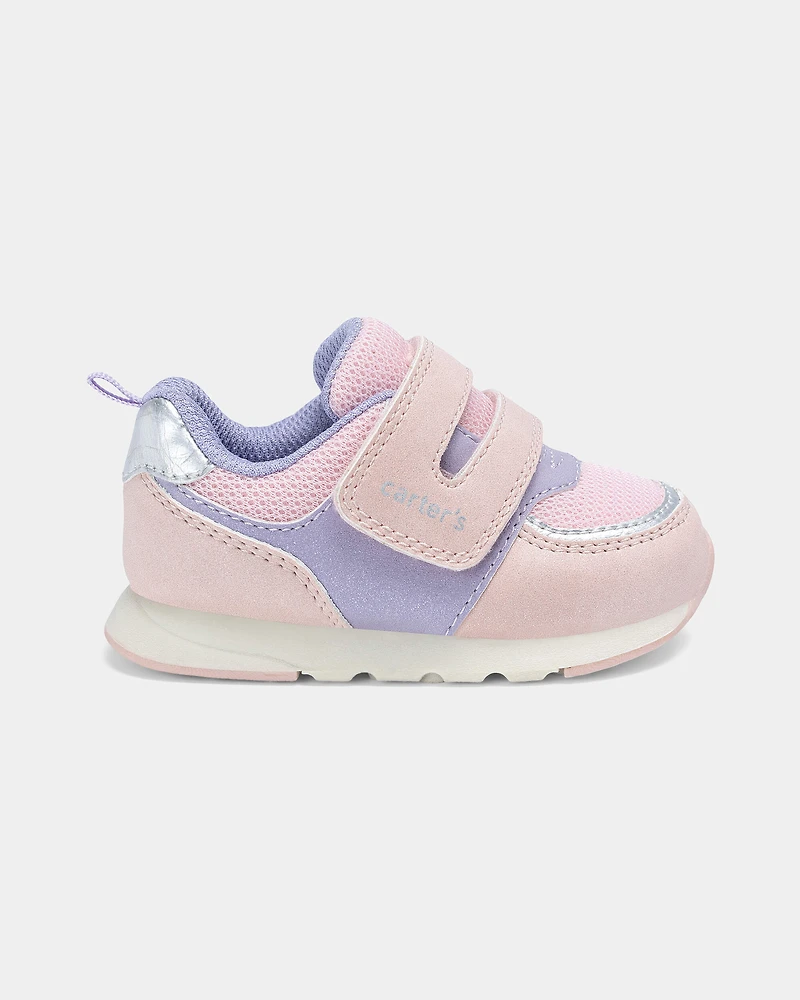 Baby Girl Every Step® First Walker Casual Shoes - Pink/Purple