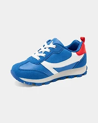 Toddler Boy Athletic Sneakers - Blue/White