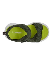 Toddler Rugged Light Up Sandals - Green