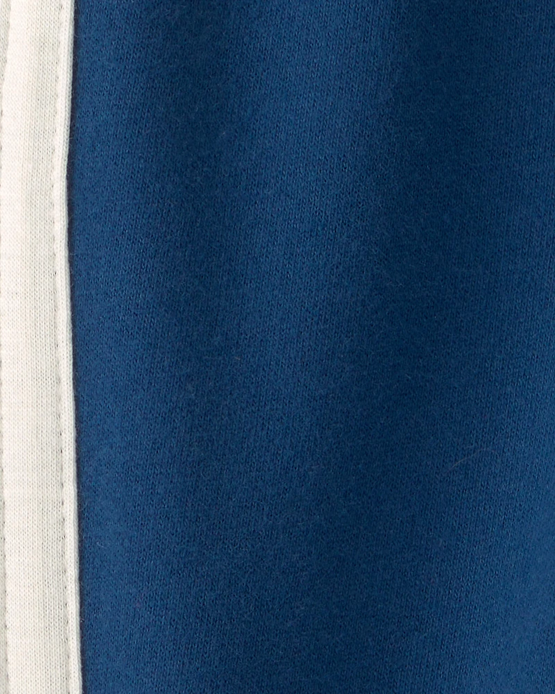Baby Boy French Terry Pants - Navy Blue
