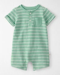 Baby Striped Romper Made with Organic Cotton