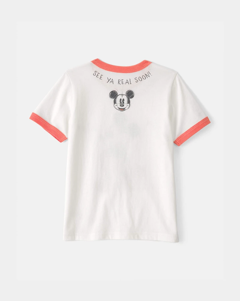 Toddler Disney© Mickey Mouse Graphic Tee - White