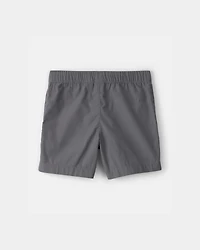 Boys Canvas Shorts - Grey