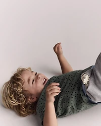 Toddler Relaxed Tee Dot Print - Olive