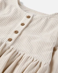 Toddler Girl Recycled Velour Dress