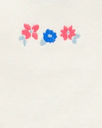 Baby Girl 3-Piece Floral Little Diaper Cover Set