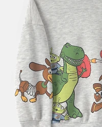 Toddler Boy Pixar© Toy Story French Terry Long-Sleeve Pullover Sweatshirt - Grey