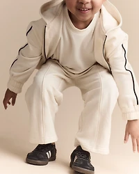 Toddler Girl Linda Wide Leg Pant - Cream