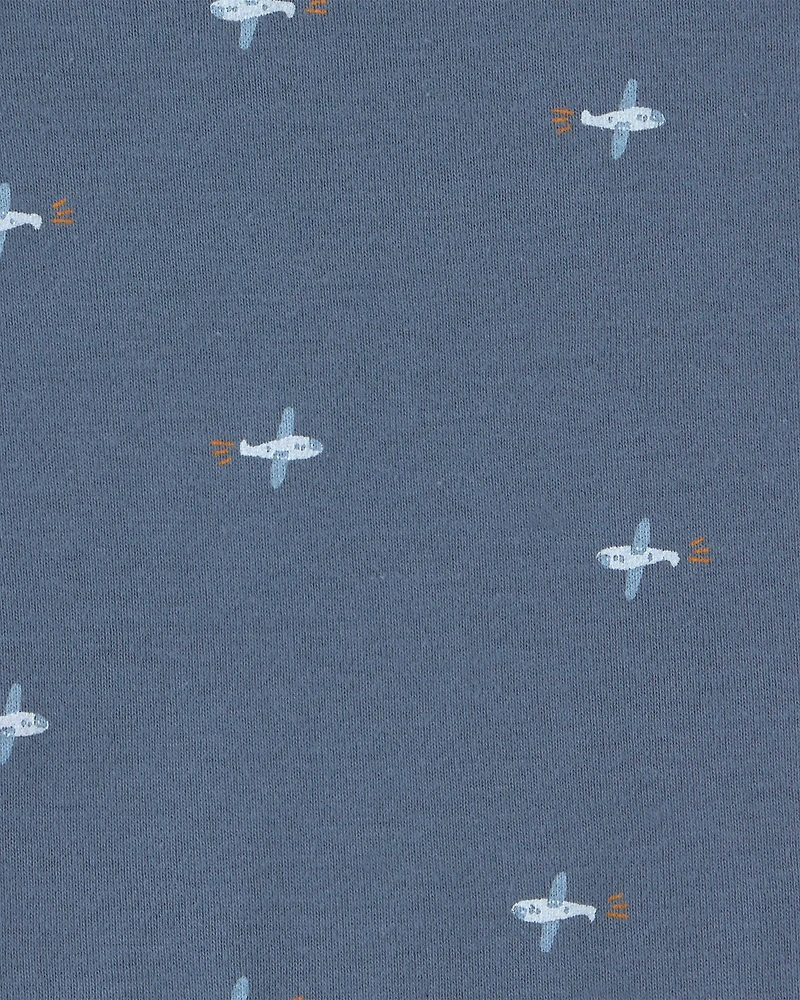 Baby Boy 5-Pack Airplane Multipack Bodysuits