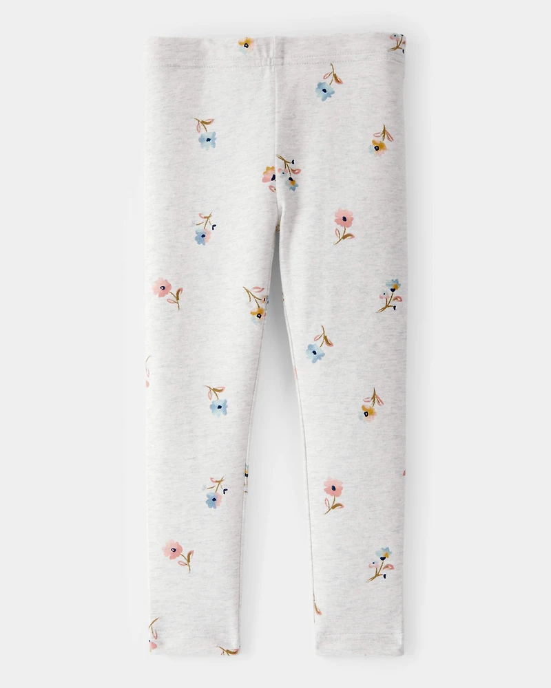 Toddler Girl Floral Leggings