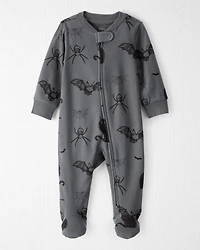 Baby Organic Cotton Sleep & Play Pyjamas Spooky Creatures Print