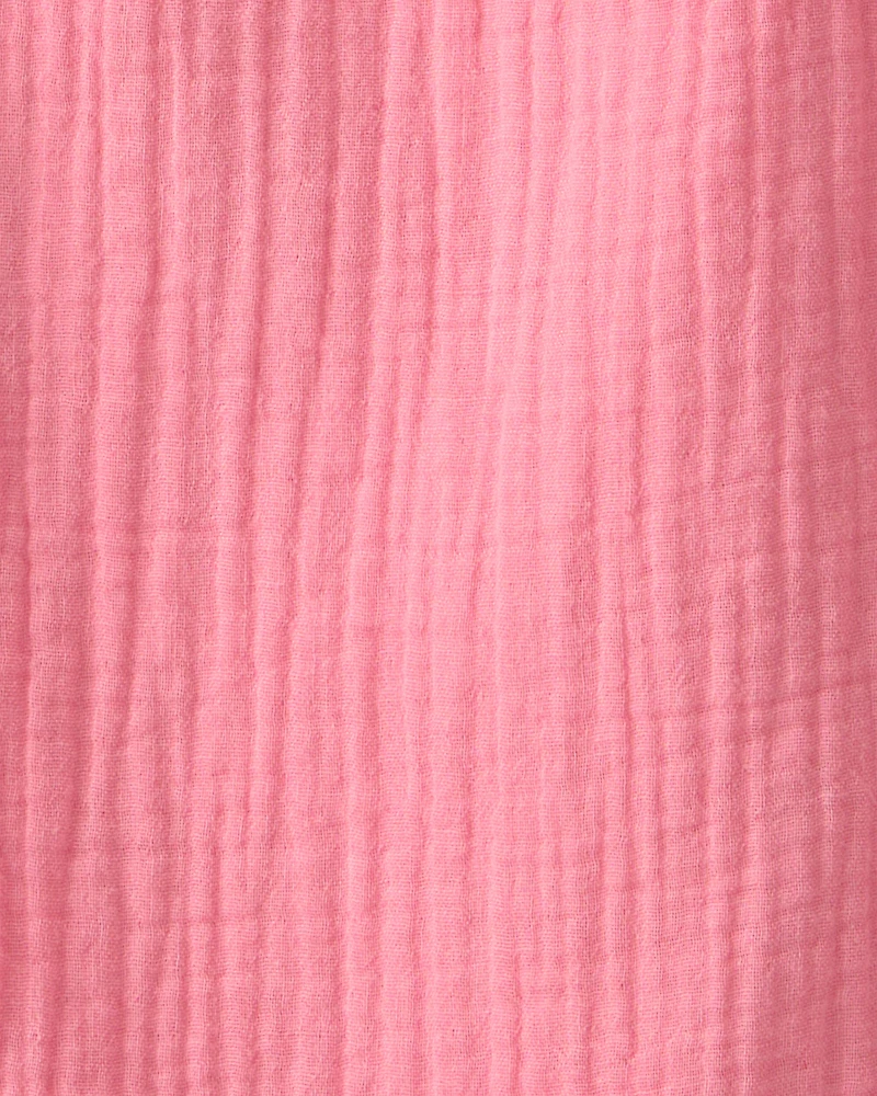 Girls Organic Cotton Gauze Pants