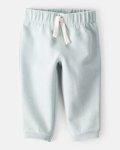 Baby Boy Cotton Pull-On Pants - Blue