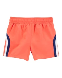 Toddler Boy Striped Swim Trunks