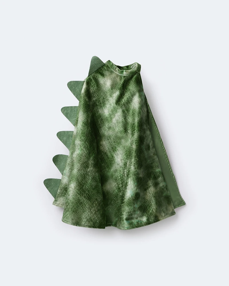 Toddler Believe In Dragons Dress Up Cape - Green