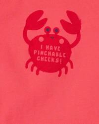 Baby Pinchable Cheeks Crab Bodysuit