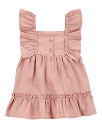 Baby Flutter Tiered Dress