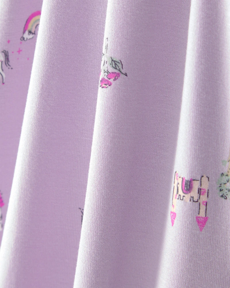 Baby Girl Fairytale 2-Way Zip Wearable Blanket - Purple