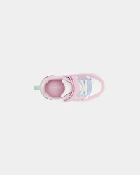 Toddler Girl Colour Block Casual Sneakers - Pink/White