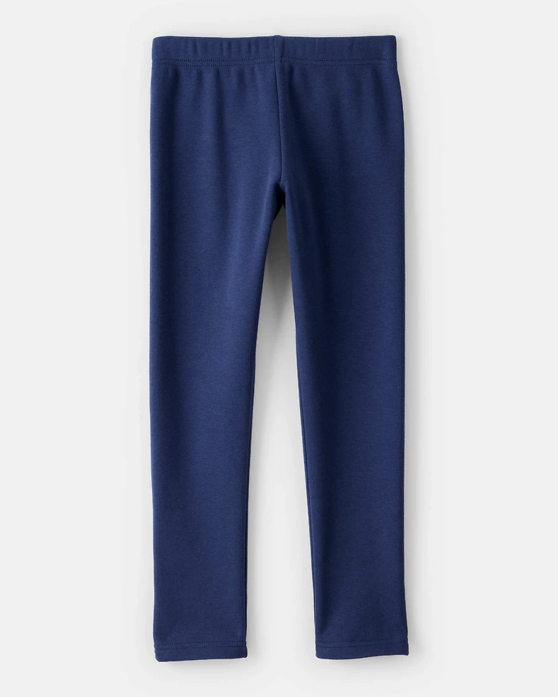 Girls Pull-On Stretch Cozy Leggings - Blue