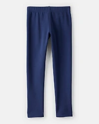 Girls Pull-On Stretch Cozy Leggings - Blue