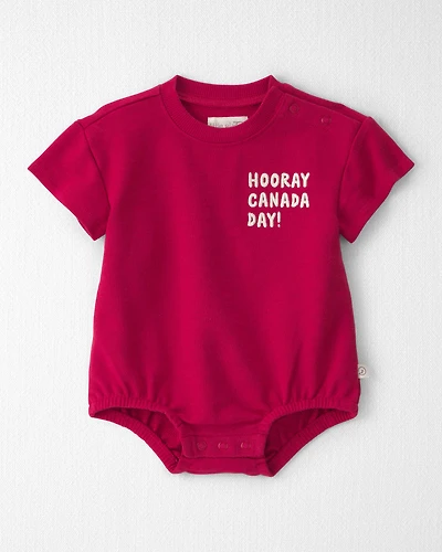 Baby Organic Cotton 'Canada Day' Bubble