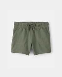 Toddler Boy French Terry Shorts - Green