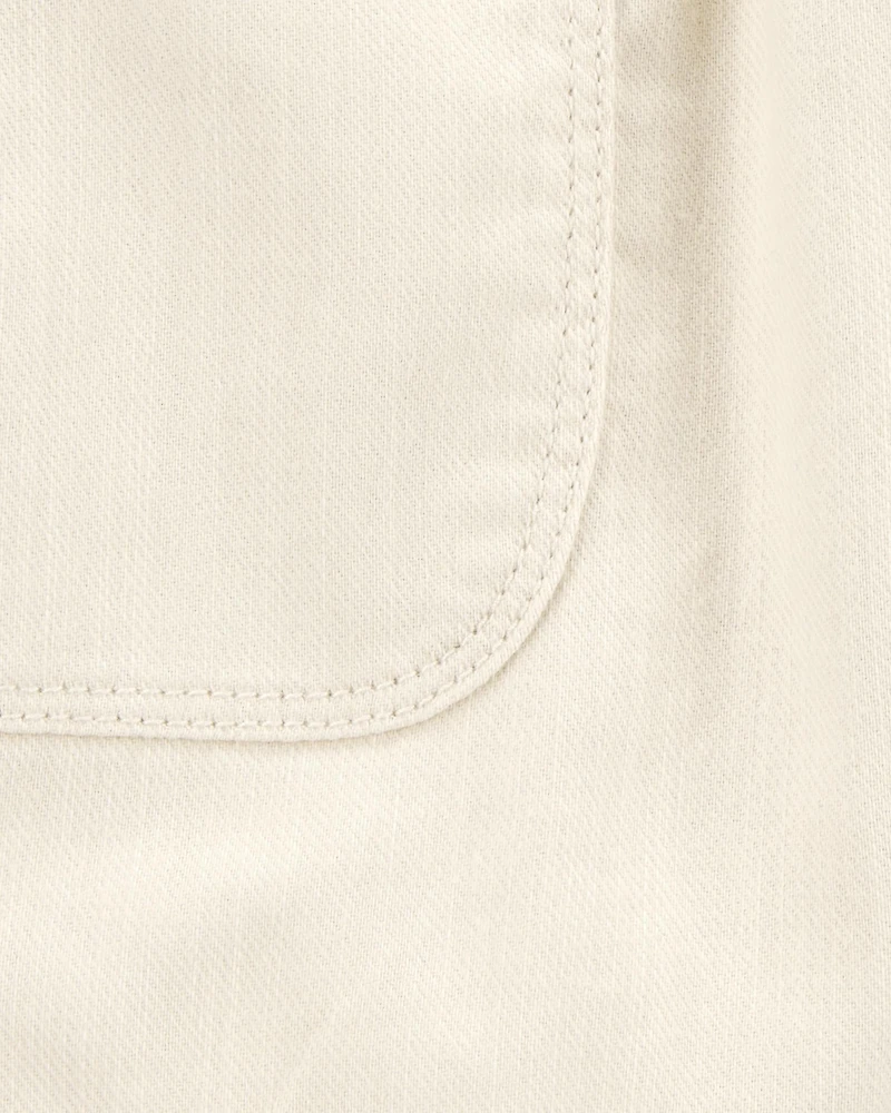 Boys Pull-On Twill Shorts - Khaki