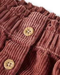 Toddler Girl Organic Cotton Corduroy Skirt