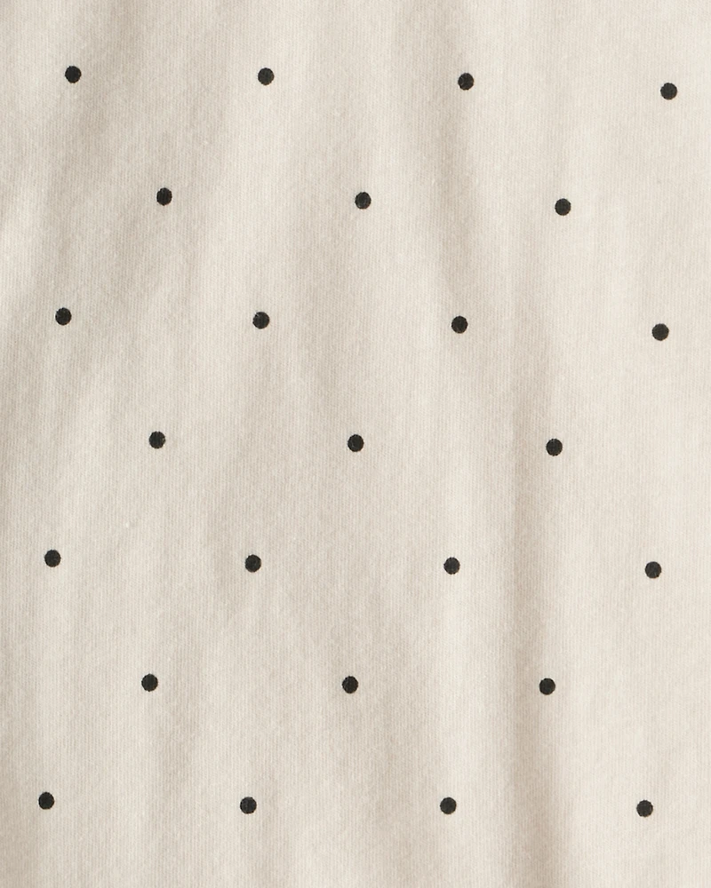 Baby Girl 2-Piece Bow Bodysuit & Pant Set - Cream/Green